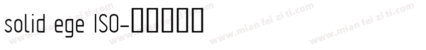 solid ege ISO字体转换